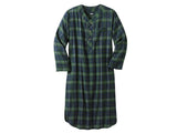 Balsam Plaid Flannel Nightshirt PSM-6487