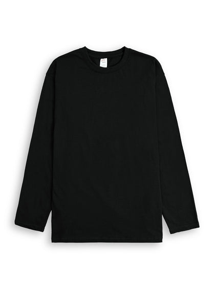 Big Size Crewneck Long Sleeve T-Shirt PSM-7518