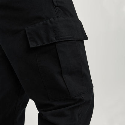 Classic Black Cargo Pants PSM-8732