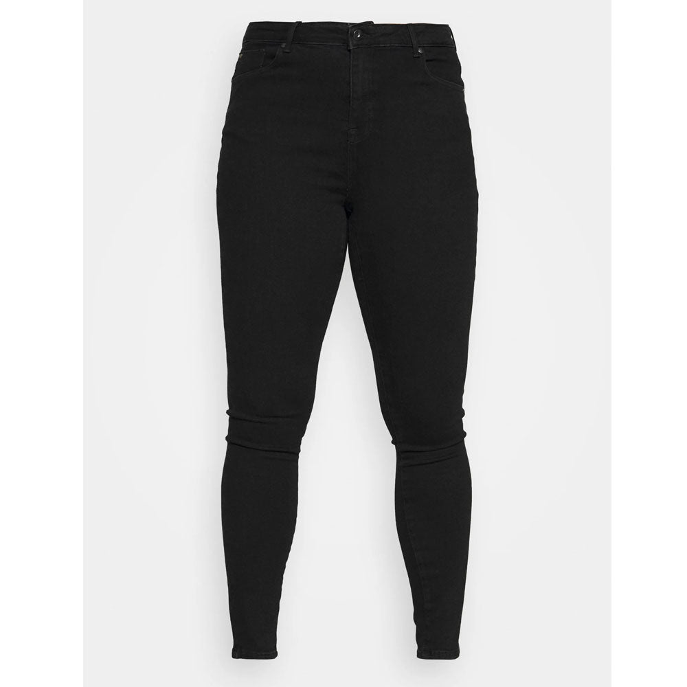 Black Curvy Denim Skinny Fit Jeans PSW-8410