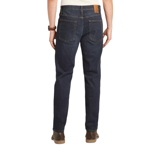 Black Dark Wash Slim Fit Plus Size Jeans PSM-9267
