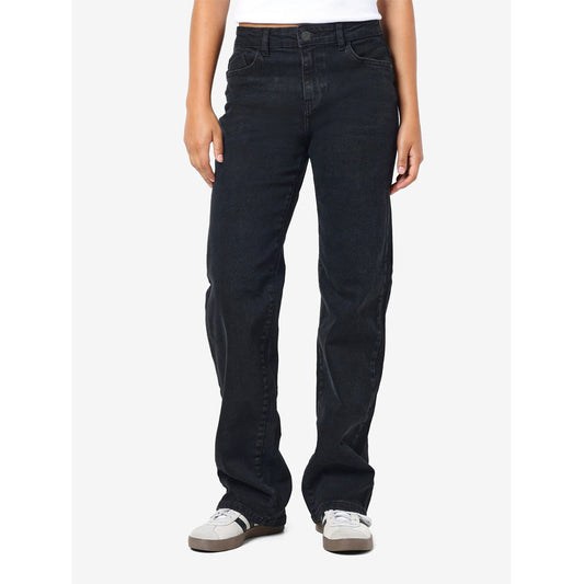 Black Denim Plussize Straight Fit Jeans PSW-9645