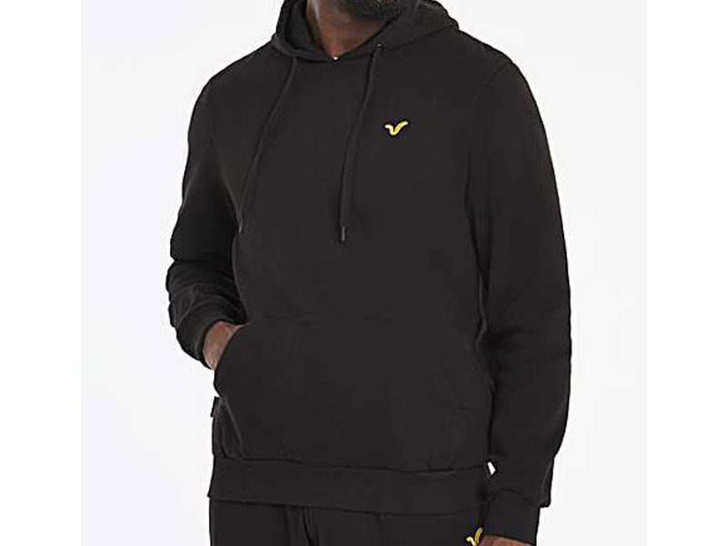 Black Fleece Big Size Over Head Hoodie PSM-4248