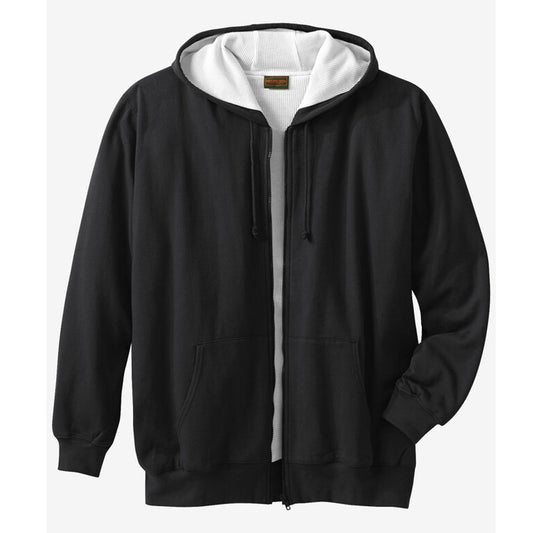 Black Full-Zip Thermal Hoodie PSM-8586