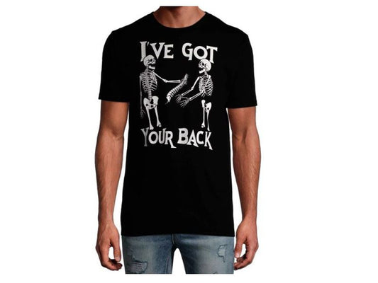 Black I Have Got Back Graphic T-Shirt PSM-6996