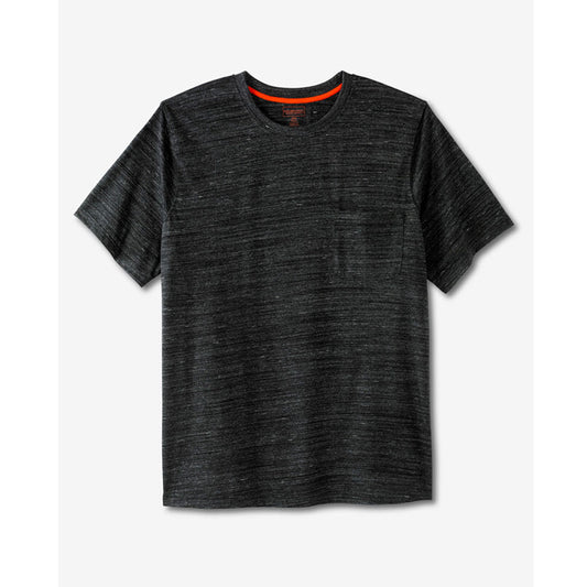 Black Marl Big & Tall Pocket Crewneck T-Shirt PSM-4834