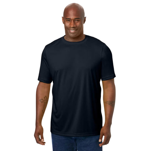 Black No Sweat Crewneck T-Shirt PSM-9696