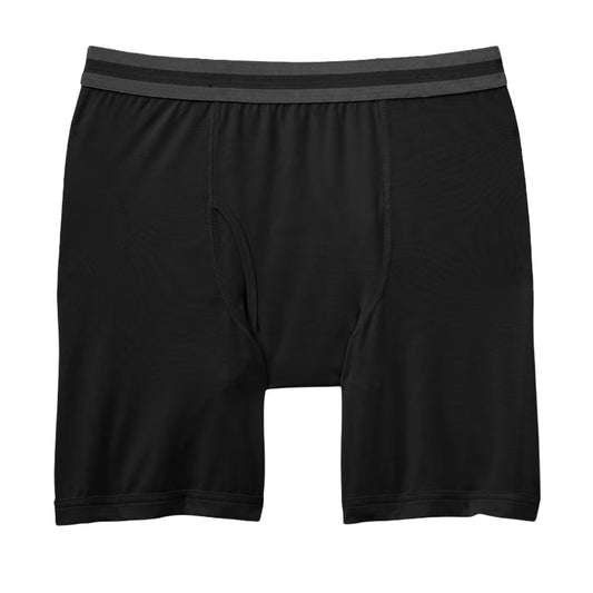 Black Cycle Briefs for Men – Tagless, Moisture-Wicking Polyester Blend