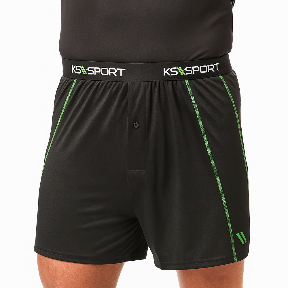 Black Performance Mesh Boxers PSM-9687