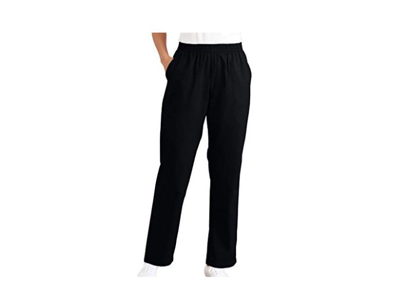 Black Plus Size Women Casual Fleece Pants PSW-3903