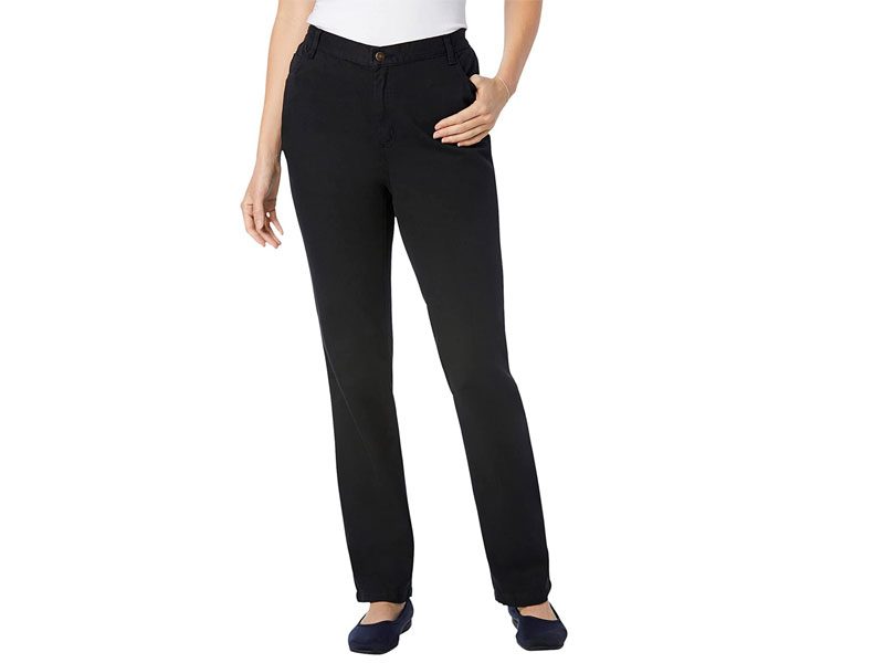 Black Plus Size Women Cotton Jeans PSW-5347