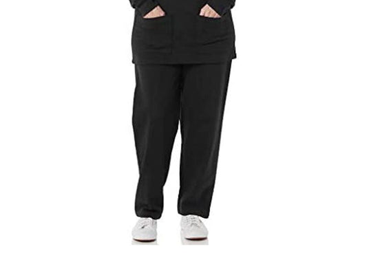 Black Plus Size Women Fleece Pants PSW-3893