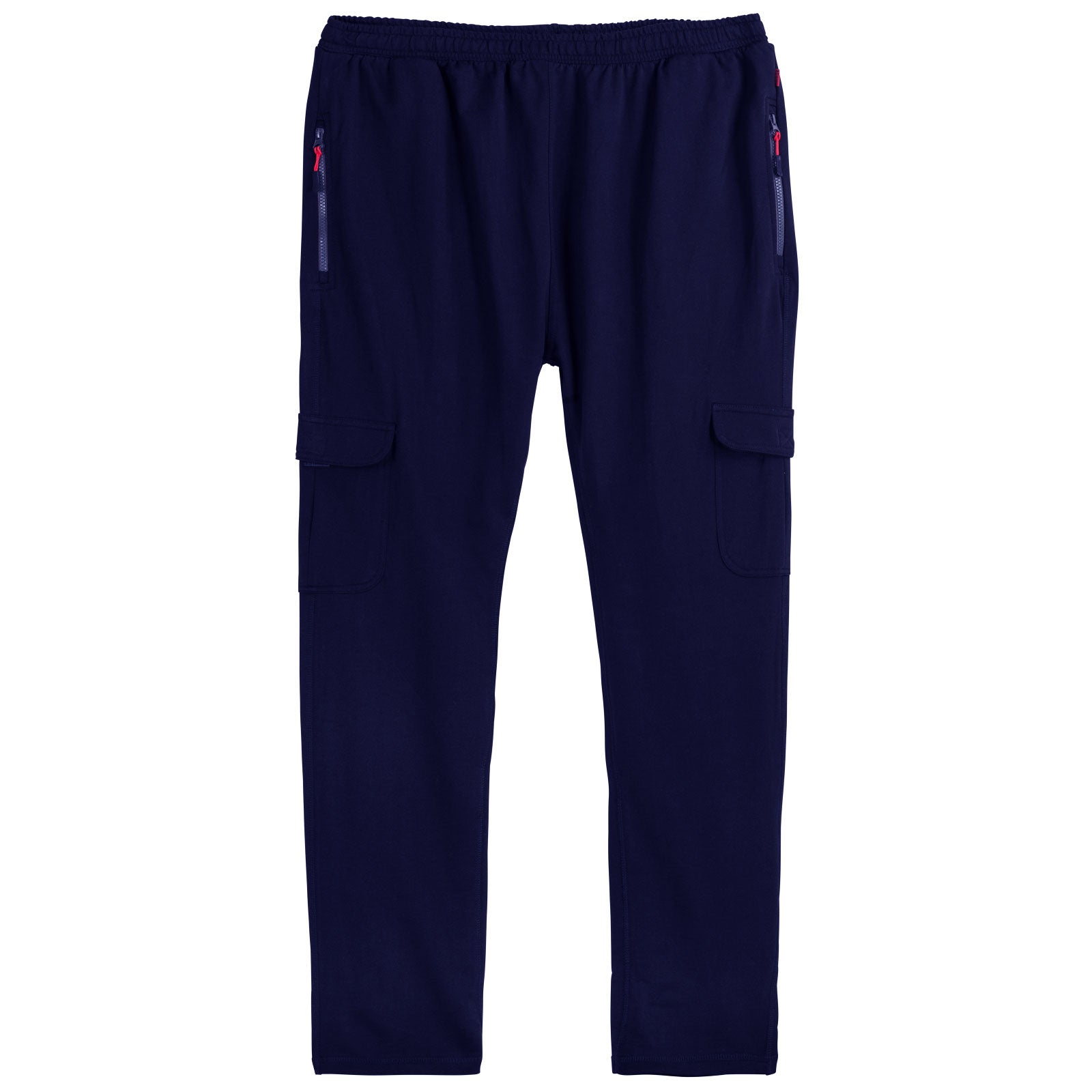 Navy Blue Terry Comfy Cargo Pants PSM-8793