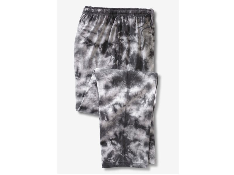 Black White Marble Light Weight Jersey Pajama Pants PSM-5342