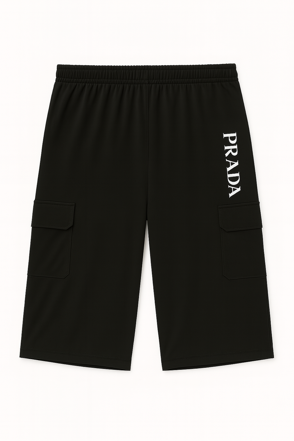Black Dri-Fit Plus Size Cargo Shorts PSM-9765