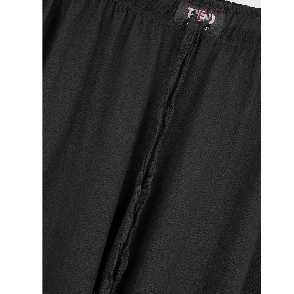 Black UrbanEase Plus Jersey Trousers With Zip Pockets PSM-8084