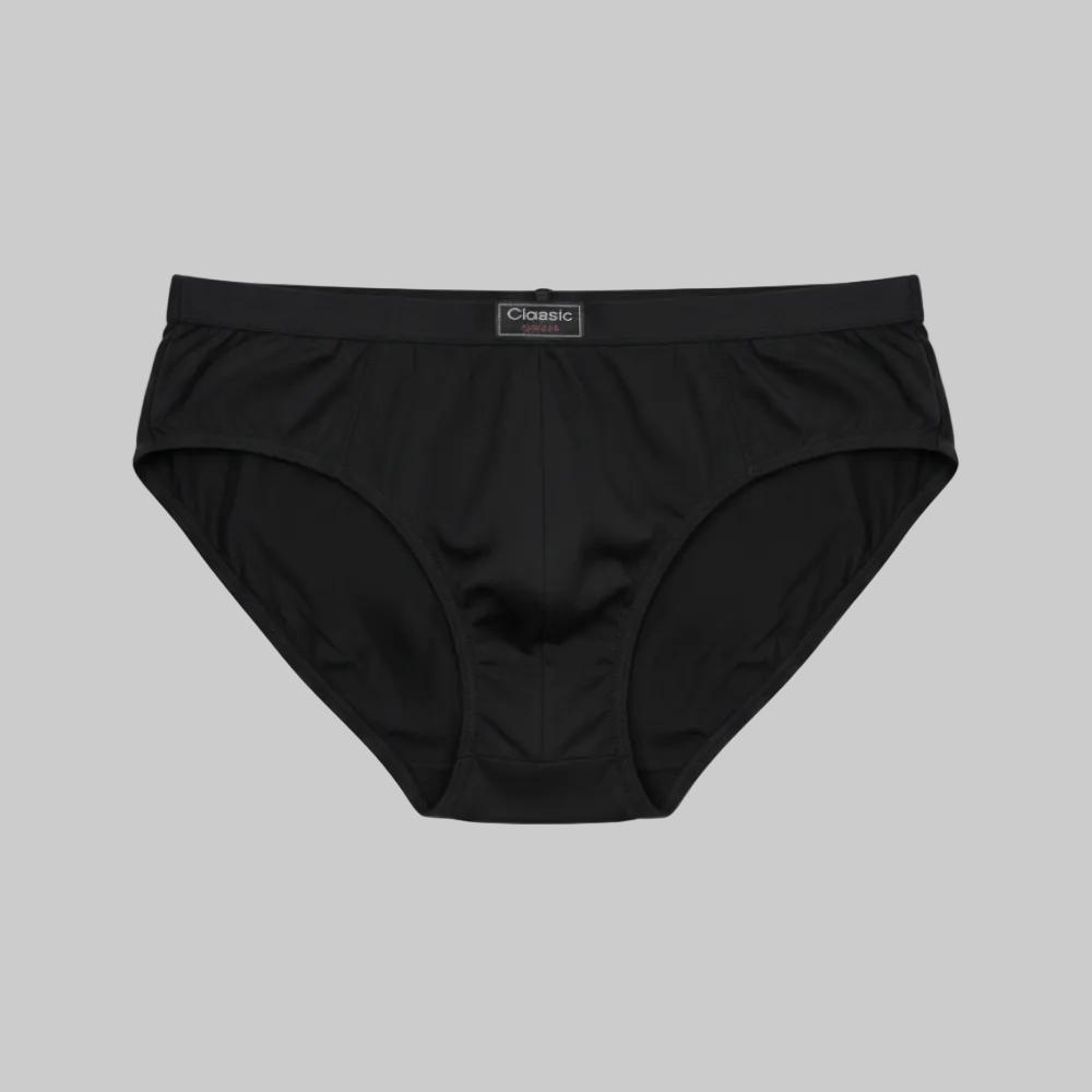 Black Big Size Classic Cotton Brief For Men PSM-9634