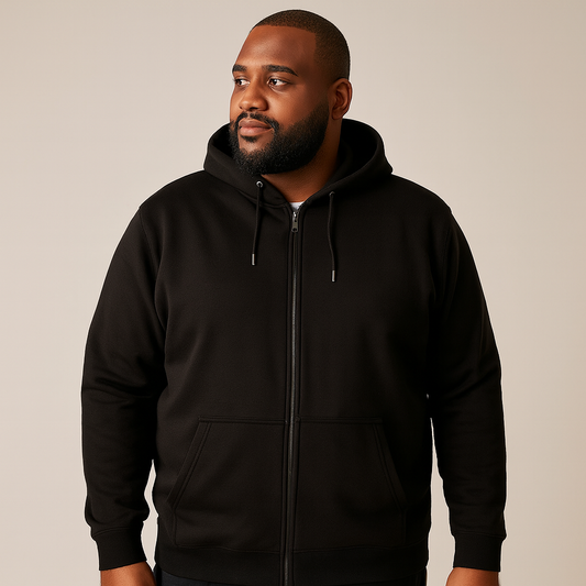 Black Fleece Big & Tall Zipper Hoodie PSM-8814
