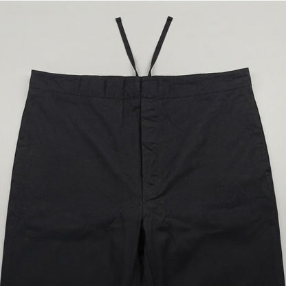 Black Irish Linen Cuban Collar Co-Ord Set with Cuban collar shirt and matching trousers