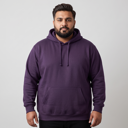 Blackberry Ultra-Comfort Fleece Pullover Hoodie PSM-8652
