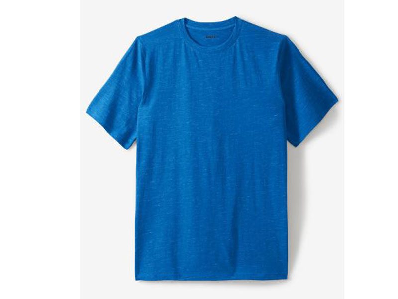 Blue Big & Tall Crewneck T-Shirt PSM-4737