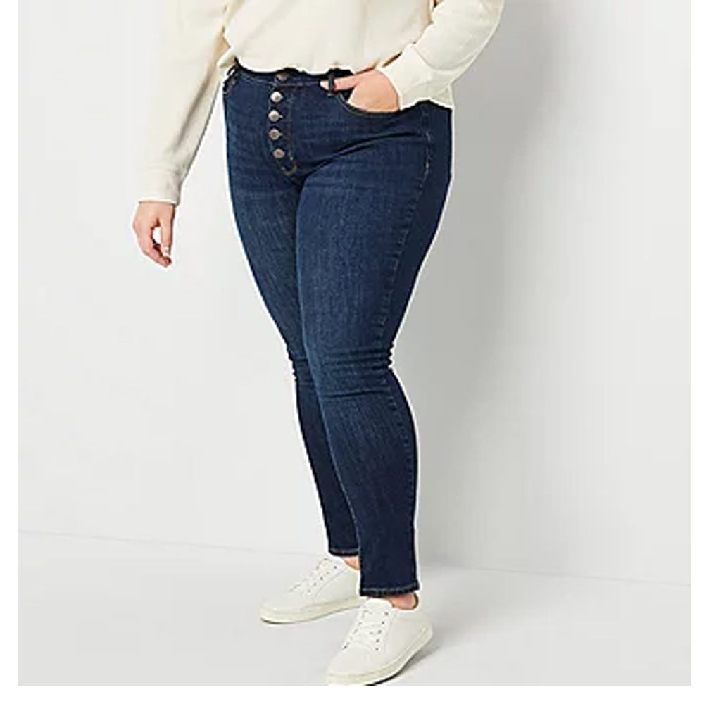 Light Blue High Waisted Jeans PSW-7721