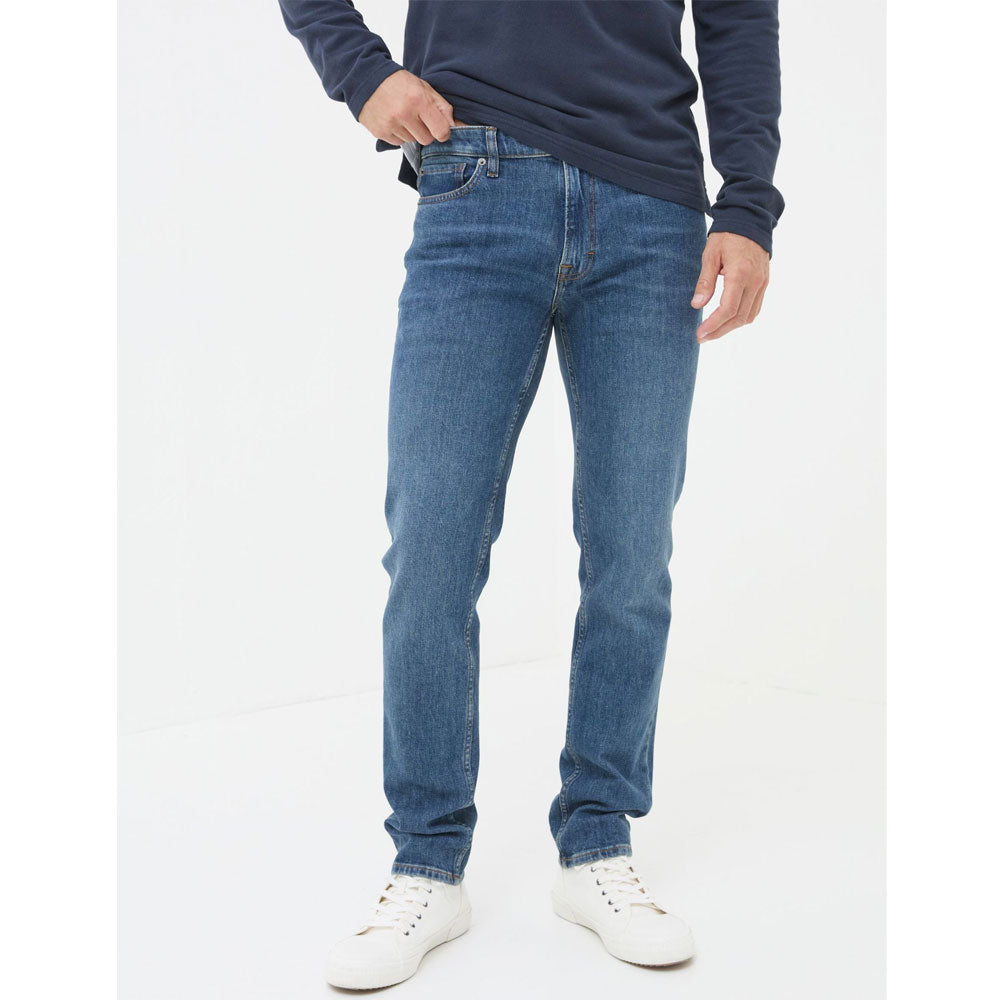 Blue Wash Straight Fit Cotton Jeans PSM-8946