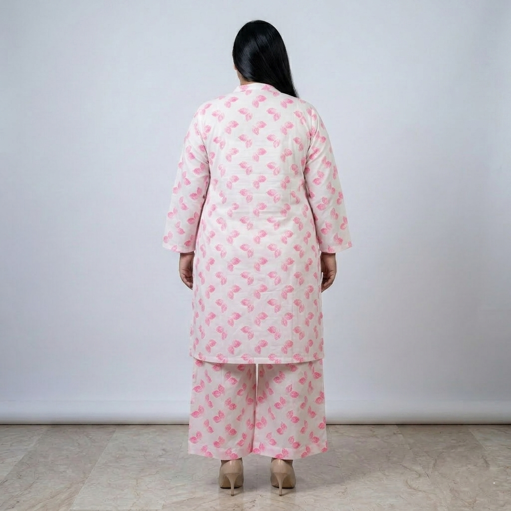 Blush Petal Printed Co-ord Set PSW-11151