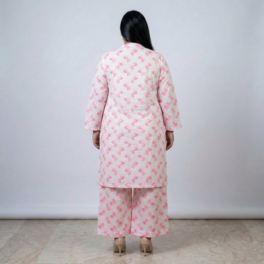 Blush Petal Printed Co-ord Set PSW-11151