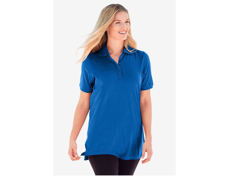 Bright Cobalt Short Sleeve Polo T-Shirt PSW-7237