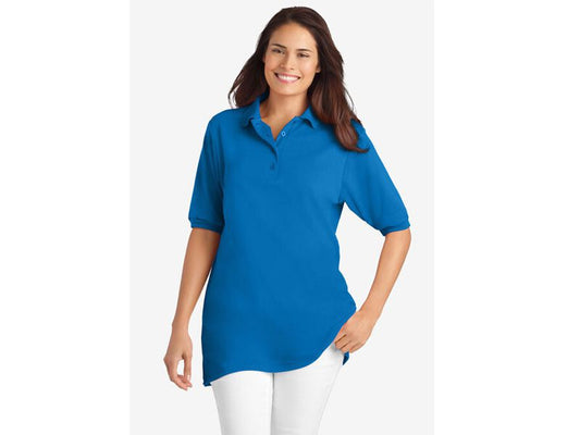 Bright Cobalt Short Sleeve Polo T-Shirt PSW-7240