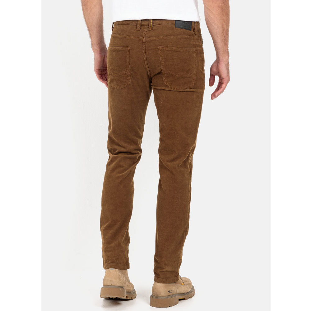 Brown Regular Fit 5-Pocket Corduroy Pant PSM-8170