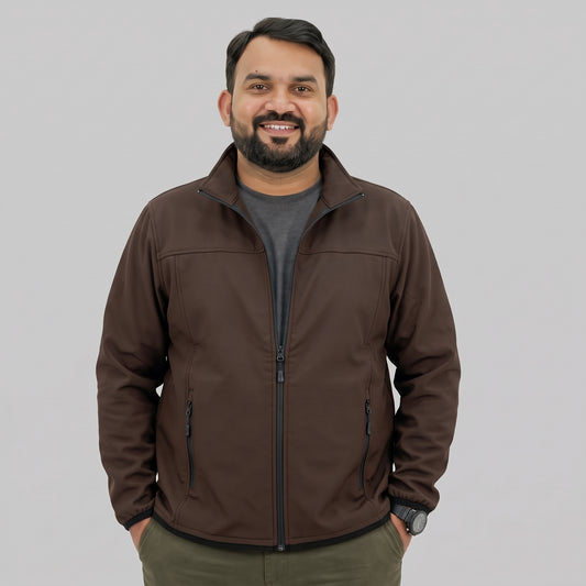 Brown Soft Shell Jacket PSM-11724