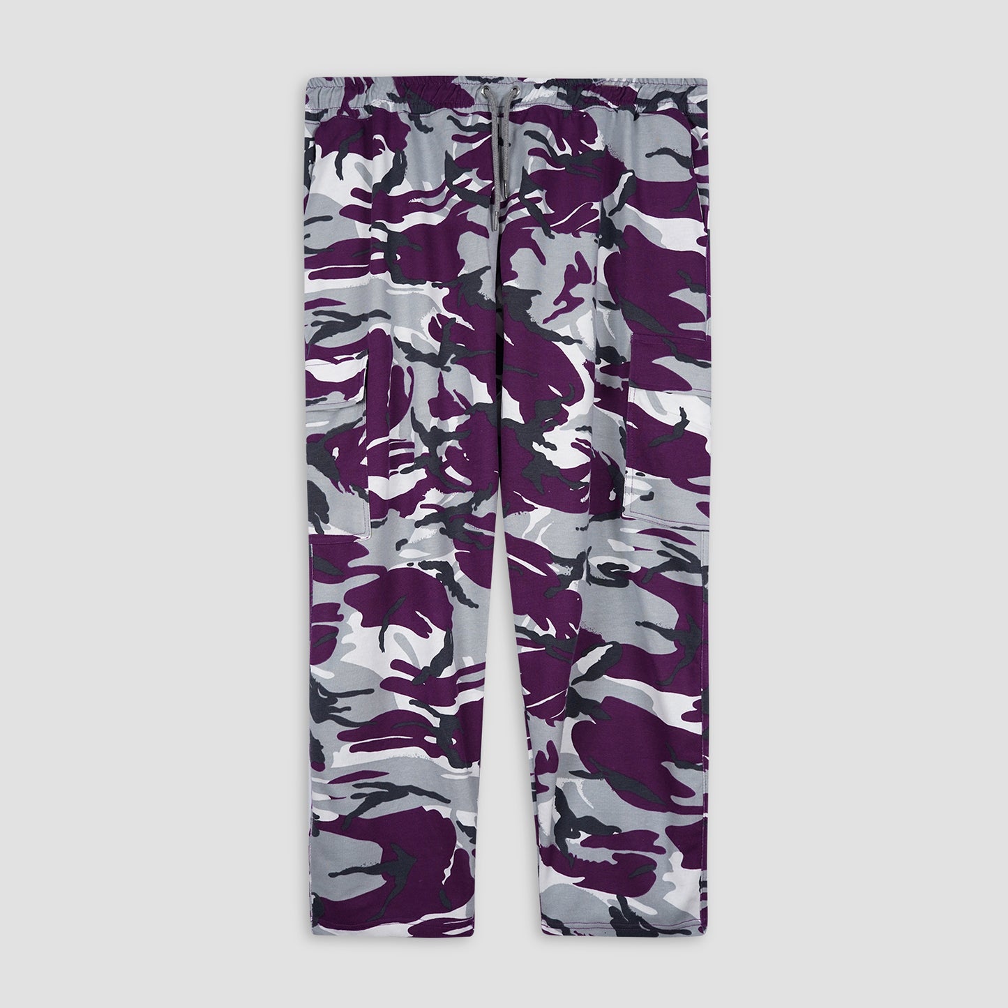 Camo Charge Plus-Size Terry Cargo Pants PSM-8616