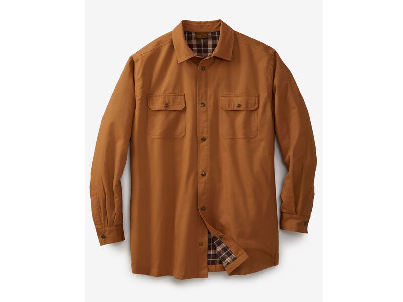 Cedar Flannel-Lined Twill Shirt B Grade Jacket PSM-6626B