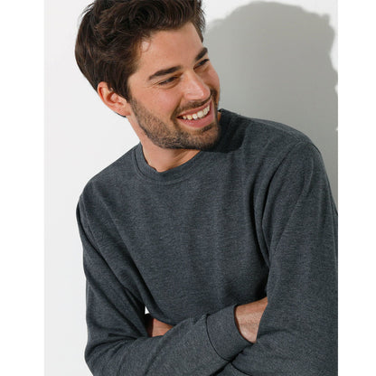 Charcoal Big Size Crewneck Sweatshirt PSM-8915