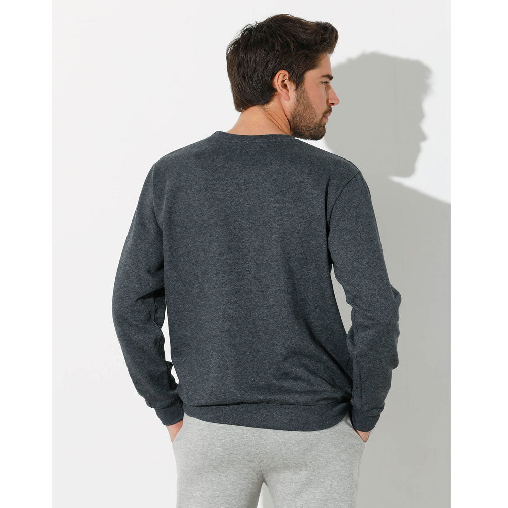 Charcoal Big Size Crewneck Sweatshirt PSM-8915