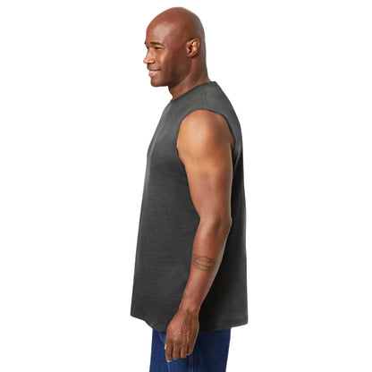 Charcoal Muscle T-Shirt – Athletic Cut with Soft Fabric