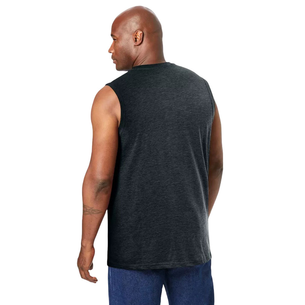 Charcoal Muscle T-Shirt – Athletic Cut with Soft Fabric