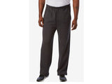 Charcoal Fleece Big Size Zip Fly Pants PSM-5325