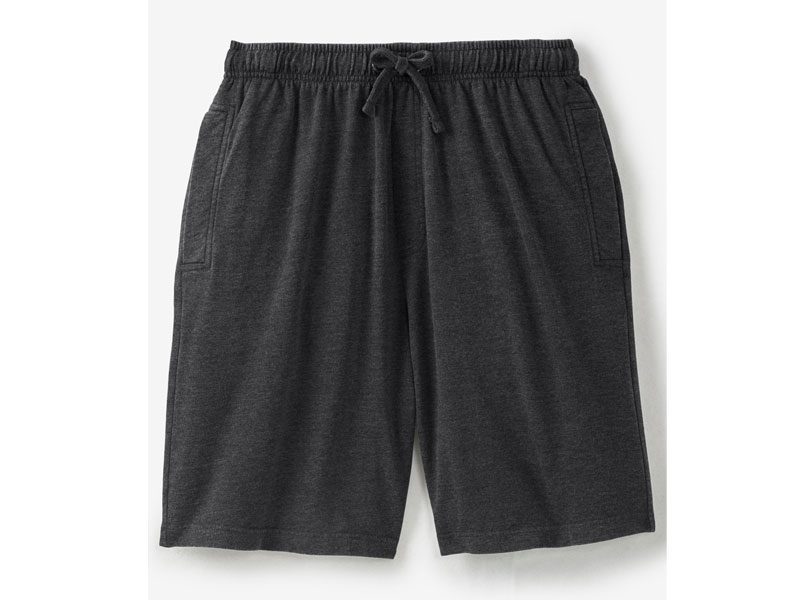 Charcoal Terry Big Size Shorts PSM-3487