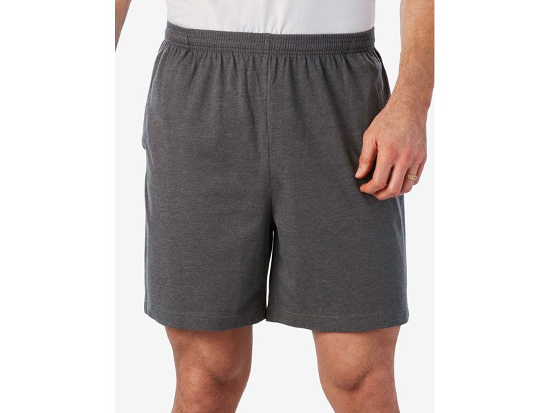 Charcoal Lightweight Jersey Big Size B Grade Shorts PSM-3933B