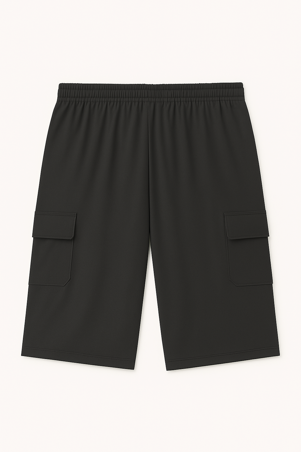 Charcoal Dri-Fit Plus Size Cargo Shorts PSM-9764