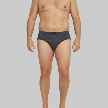 Charcoal Big Size Classic Cotton Brief For Men PSM-9639