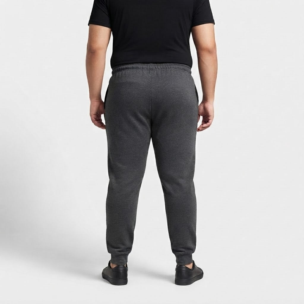 Charcoal Elastic Waist Jogger Trouser PSM-10905
