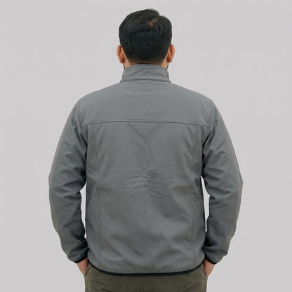  Charcoal Grey Soft Shell Jacket for Men