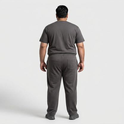 Charcoal Grey Terry Co-Ord Set made from soft Terry fabric