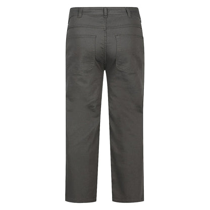 Close-up of Heavy Twill fabric texture in charcoal denim