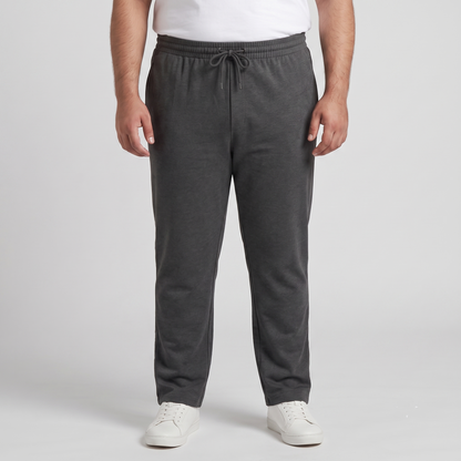Charcoal Side-Striped Plus Size Trouser PSM-9913