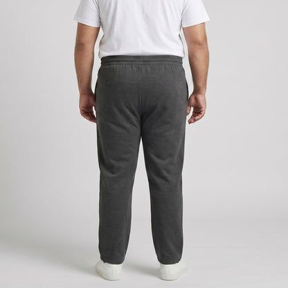 Charcoal Side-Striped Plus Size Trouser PSM-9913